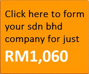 Click here to form your sdn bhd company for just RM1,060!