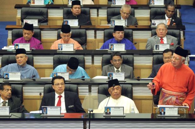 Najib at Budget 2015 Malaysia