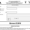 Borang E 2019