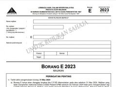 What is Borang E? Every Company Needs To Submit Borang E 2025 Now! Borang E 2023