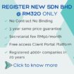 NBC Sidebar – register new sdn bhd @ RM320 only
