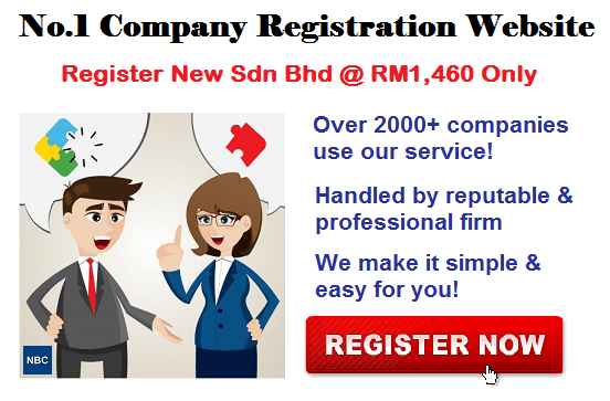 No.1 Company Registration in Malaysia @ RM1,460 only
