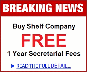 Buy Shelf Company FREE 1 Year Secretarial Fees