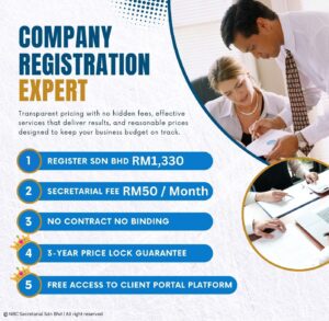 Register Sdn Bhd @ RM2,000 nett